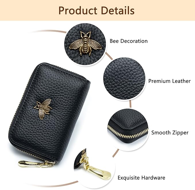 FLEXEAS™ BeeCharm RFID Card Wallet