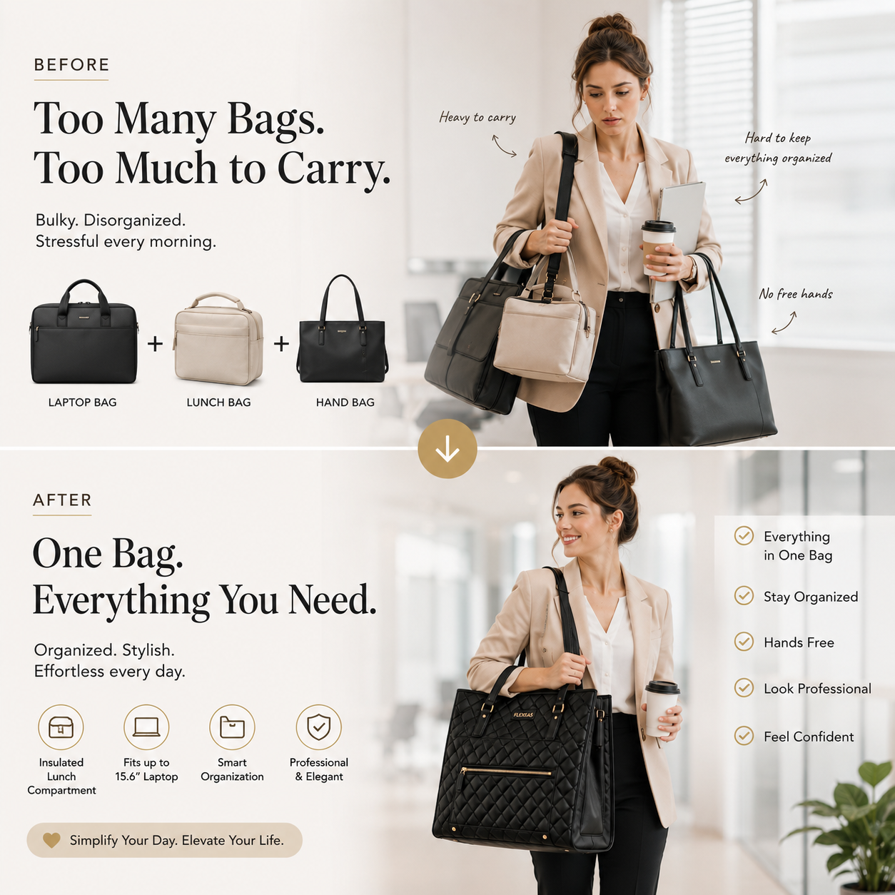 Flexeas® The Everyday Carry Tote
