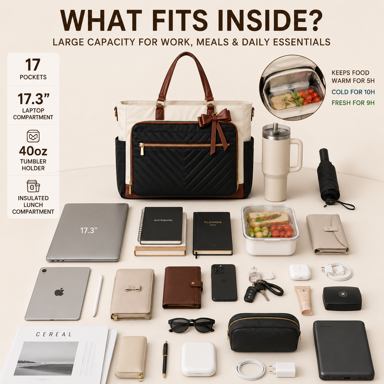 Flexeas® The Executive Commuter Tote